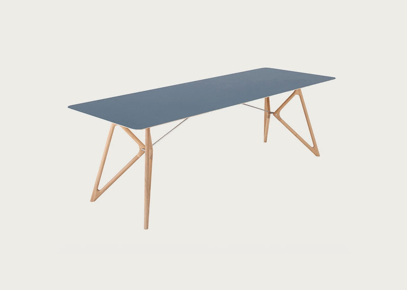 Tink Dining Table 200cm / Blue White Oiled Oak