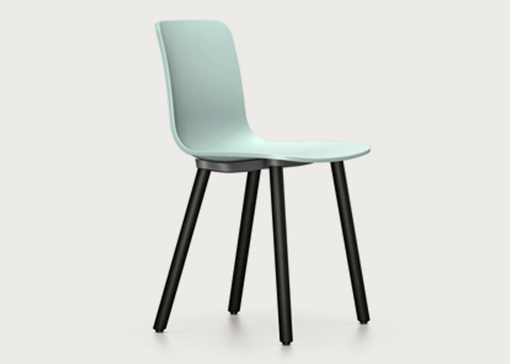 HAL RE Wood Chair Ice Grey / Dark Oak