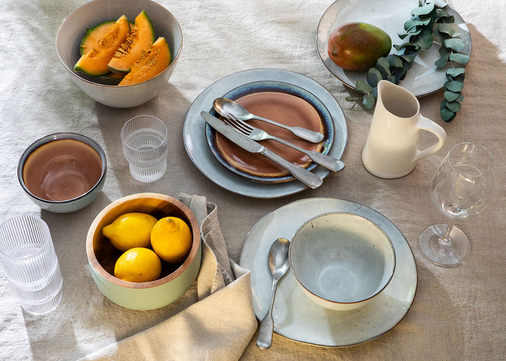 Heal's Linen Tablecloth Slate Linen