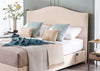 Iris Headboard Double / Chain Weave Fawn 750
