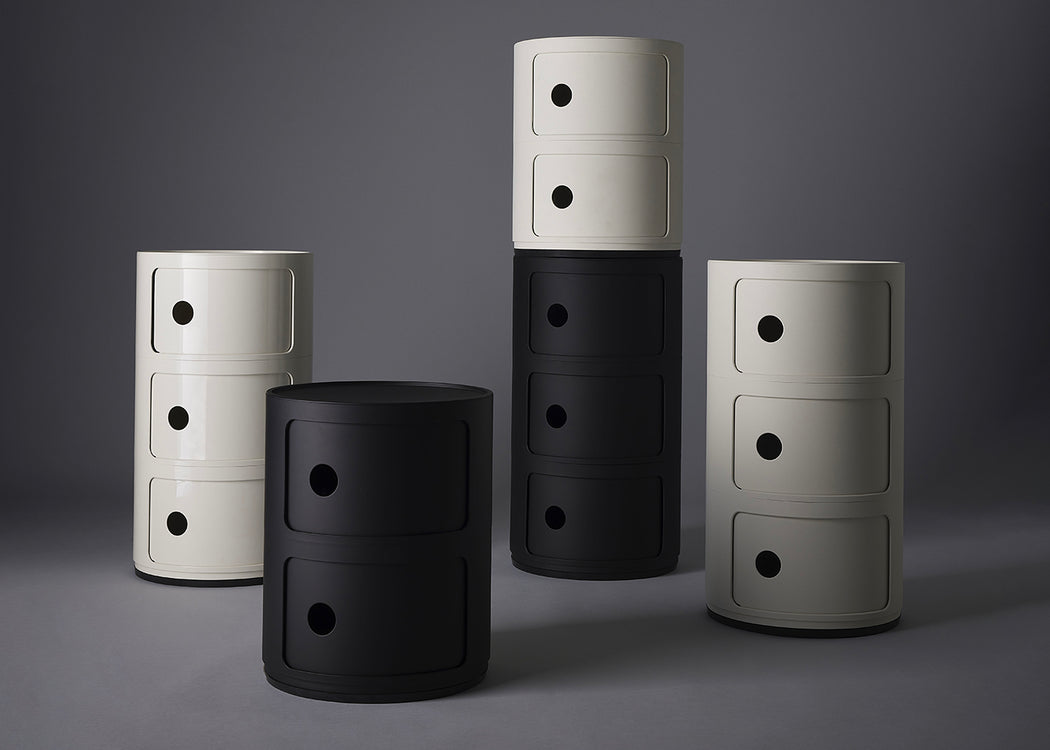 Componibili Cabinet Red / 3 Elements