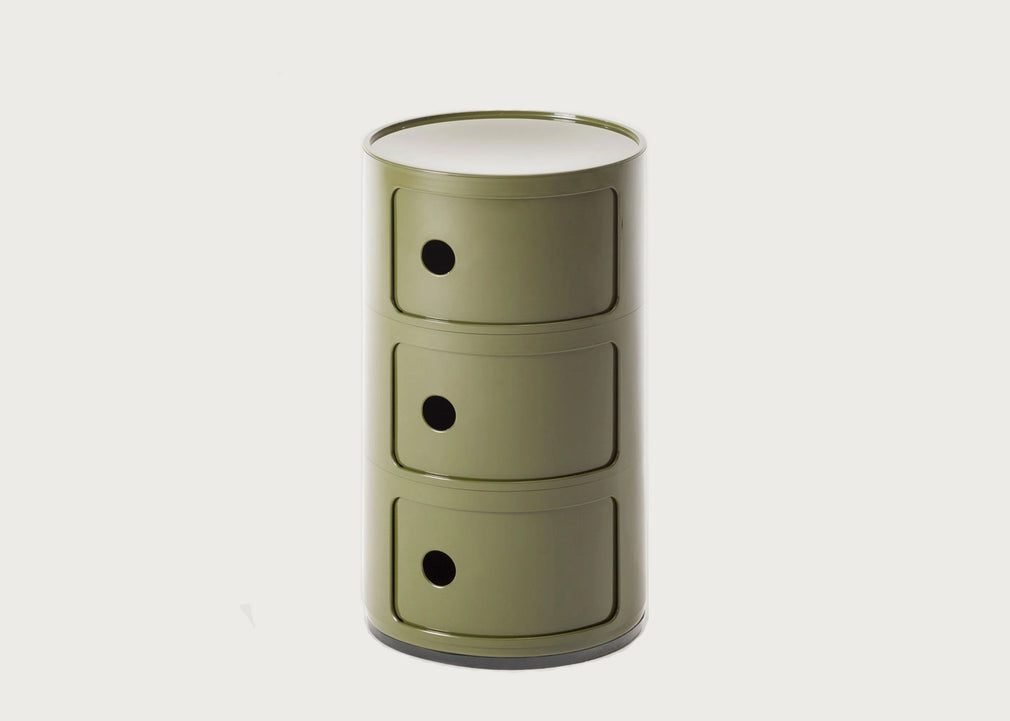 Componibili Cabinet Red / 3 Elements
