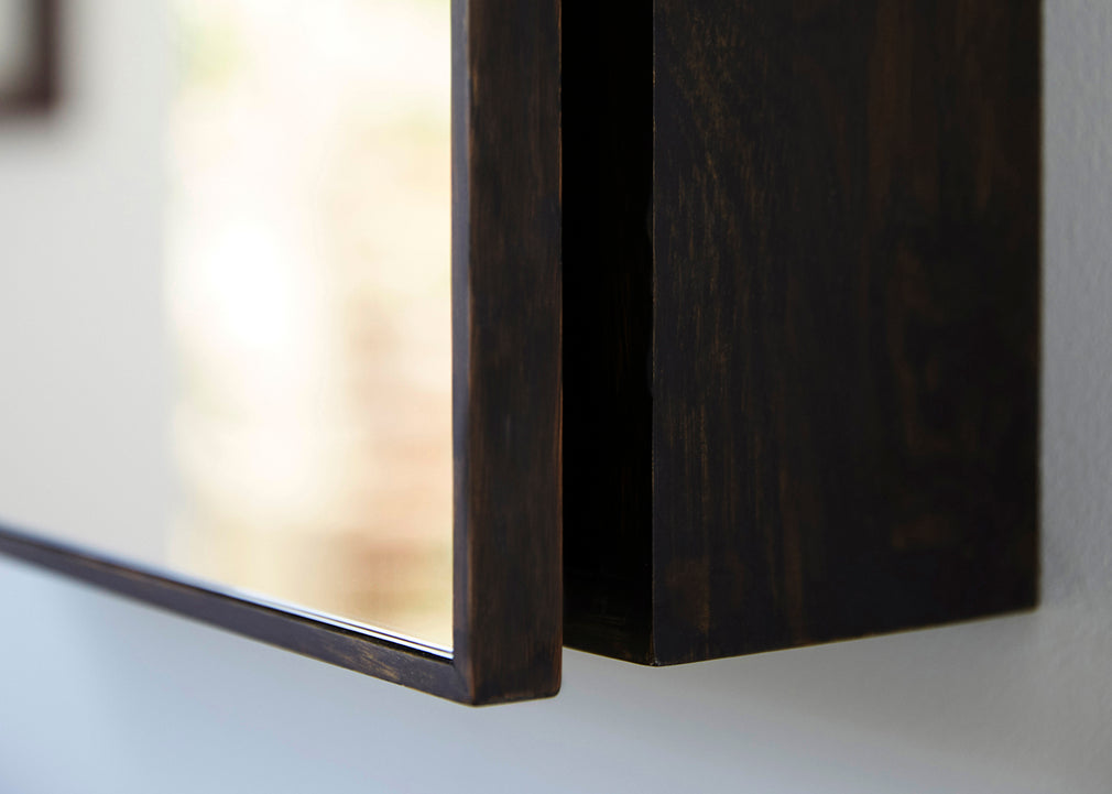 Slimline 550 Bathroom Wall Cabinet Slim Oak