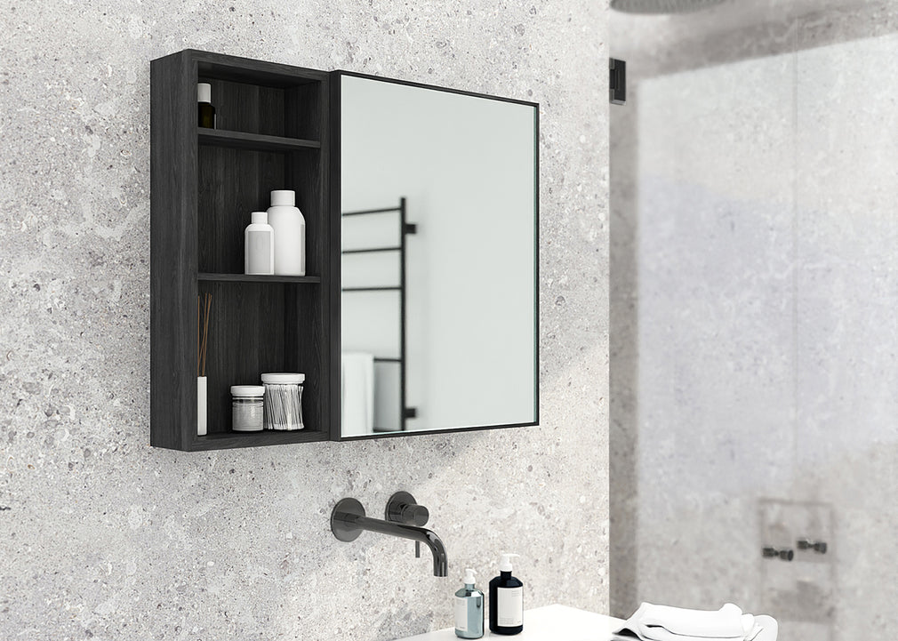 Slimline 550 Bathroom Wall Cabinet Slim Oak