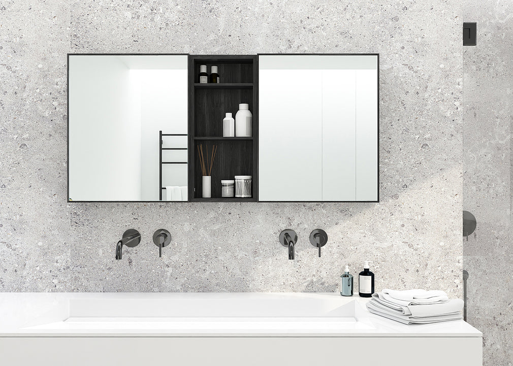 Slimline 550 Bathroom Wall Cabinet Slim Oak