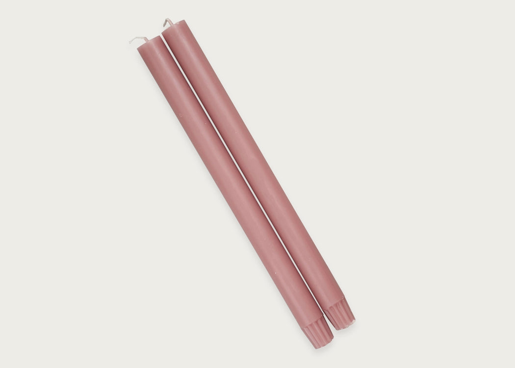 Single Dinner Candle Berry Red
