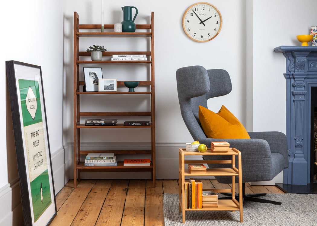 Agnes High Shelving Unit Oak