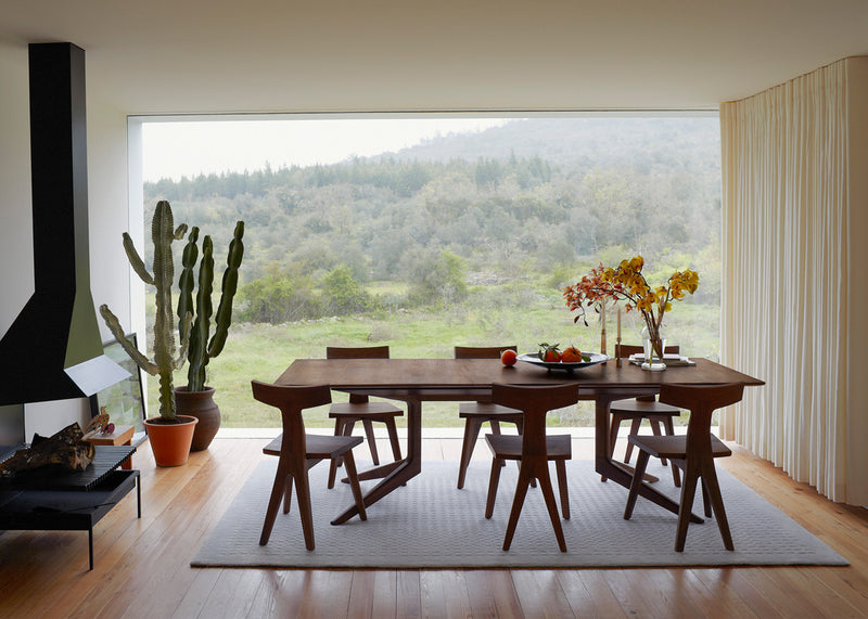 Light Extending Dining Table Oak