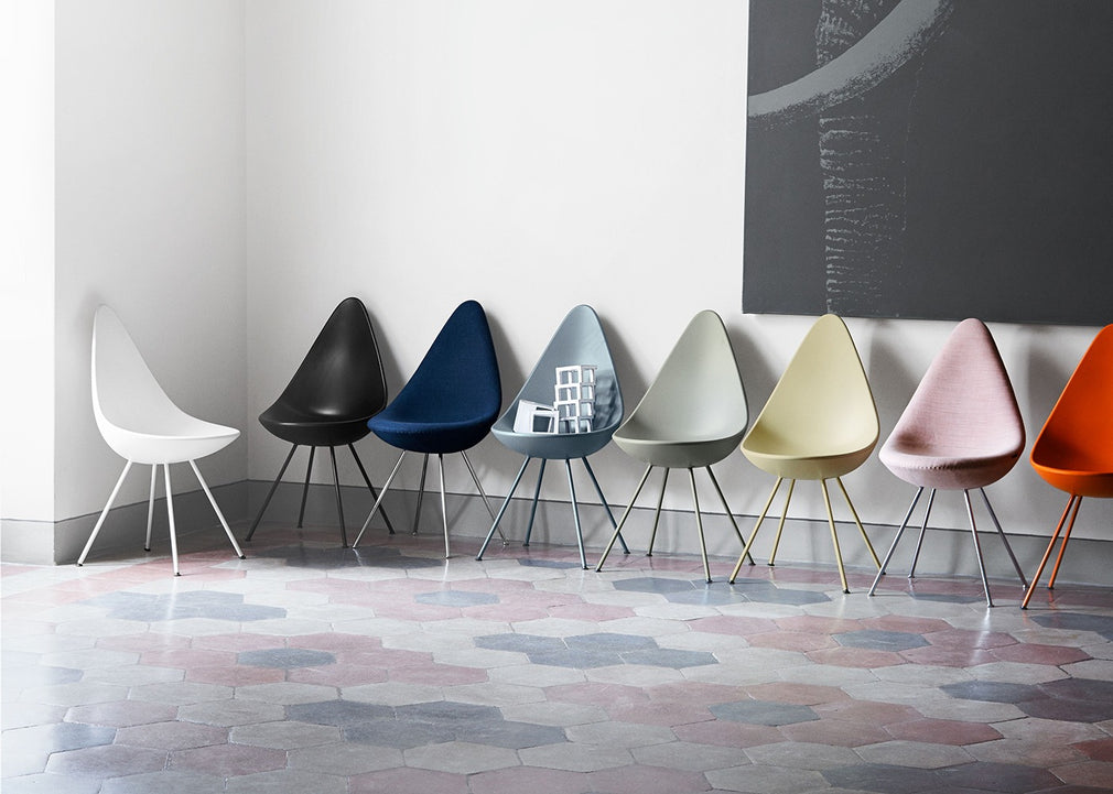Drop Chair White / Powder Coated