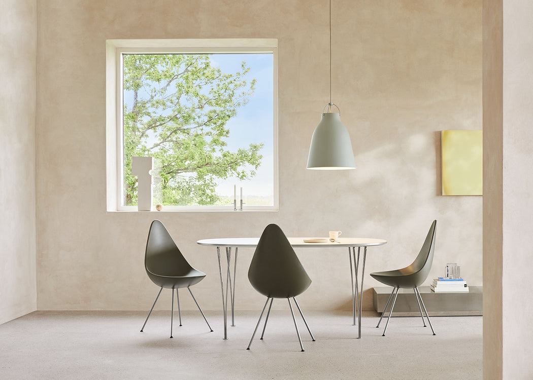 Drop Chair White / Powder Coated