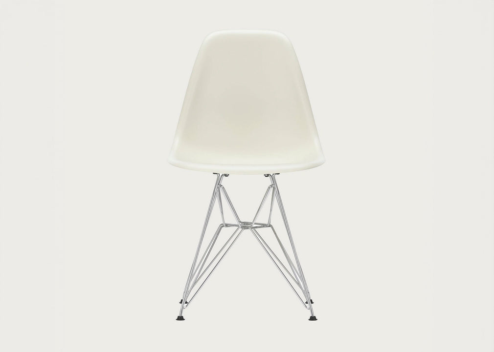 Eames Plastic Side Chair RE DSR Mustard / Chrome