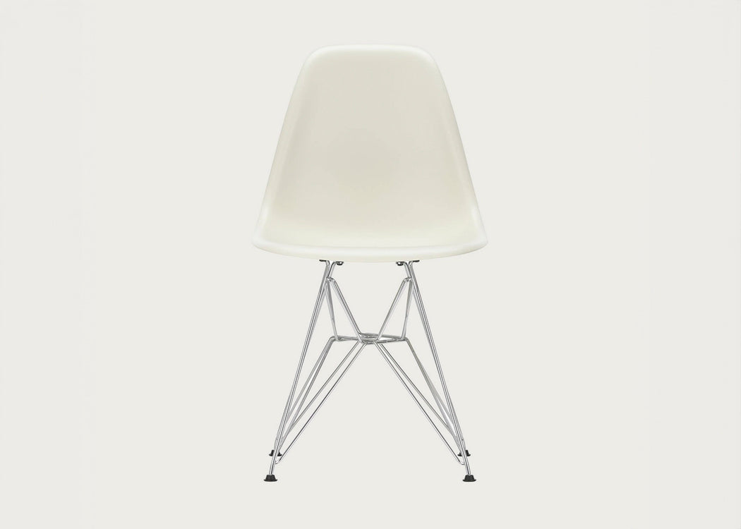 Eames Plastic Side Chair RE DSR Mustard / Chrome