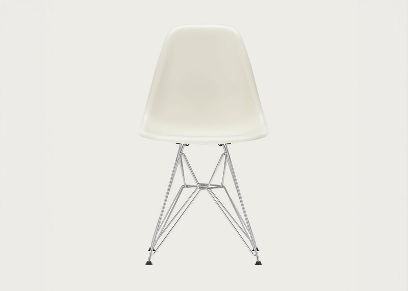 Eames Plastic Side Chair RE DSR Mustard / Chrome