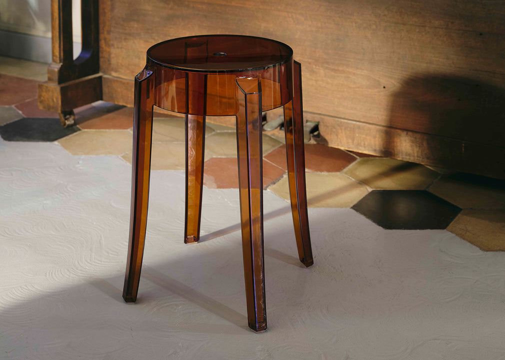 Charles Ghost Bar Stool Crystal
