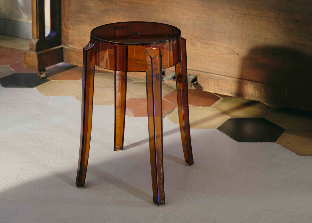 Charles Ghost Bar Stool Crystal