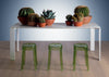 Charles Ghost Bar Stool Crystal