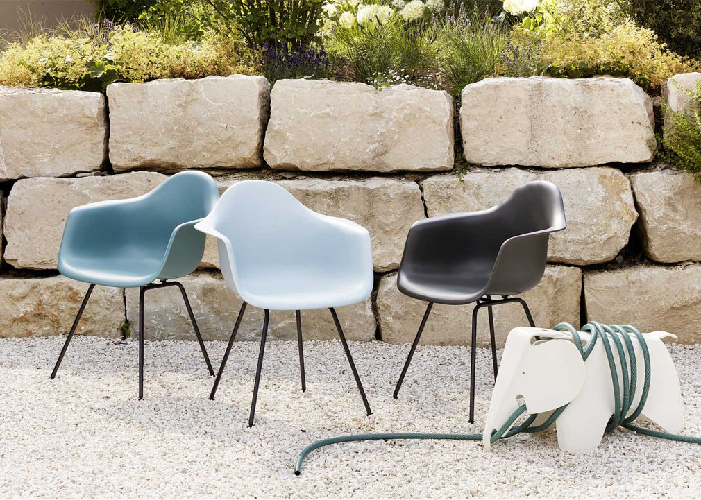 Eames DAX Chair RE Ice Grey / Dax Basic Dark Powder