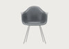 Eames Plastic Armchair RE DAX Ice Grey / Dax Basic Dark Powder