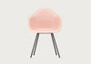 Eames Plastic Armchair RE DAX Ice Grey / Dax Basic Dark Powder