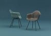 Eames DAX Chair RE Ice Grey / Dax Basic Dark Powder