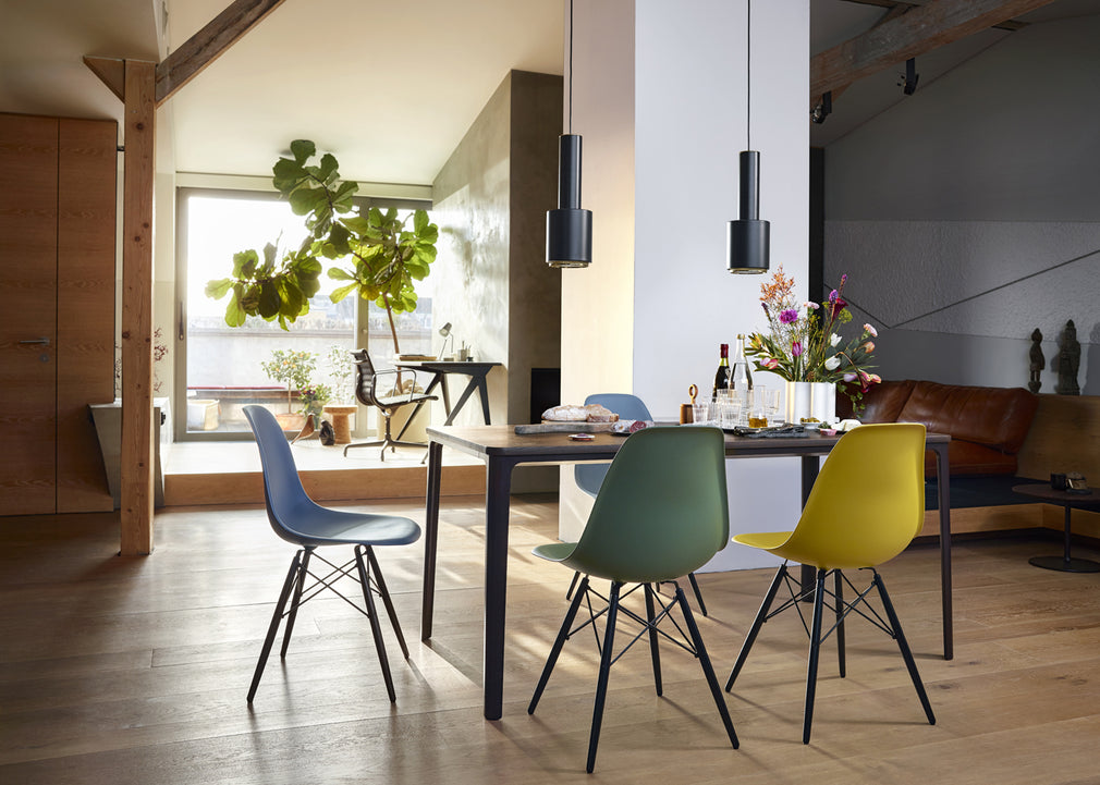 Eames DSW Chair RE Ice Grey / DSW Ash Honey