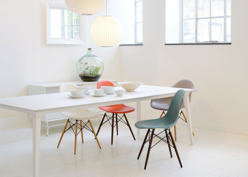 Eames DSW Chair RE Ice Grey / DSW Ash Honey