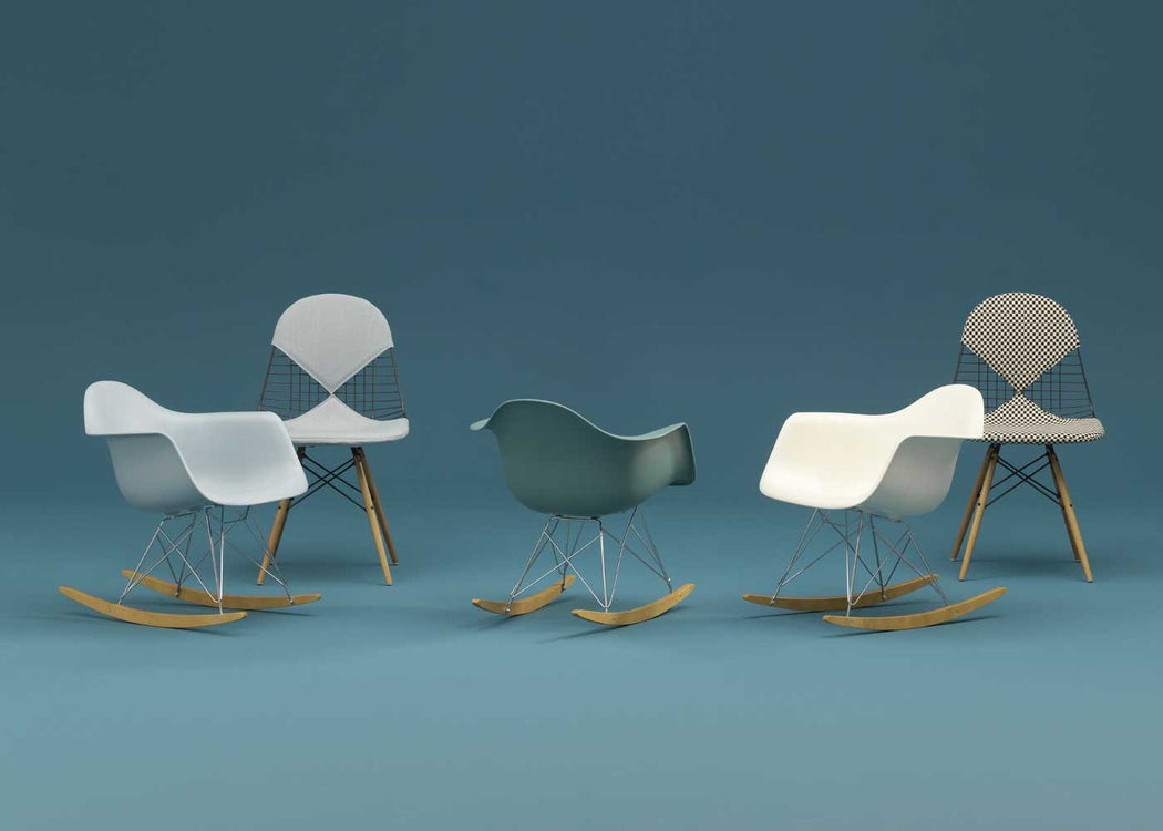 Eames RAR Rocking Chair RE Mustard