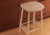 Counter Stool Clear Matt Ash
