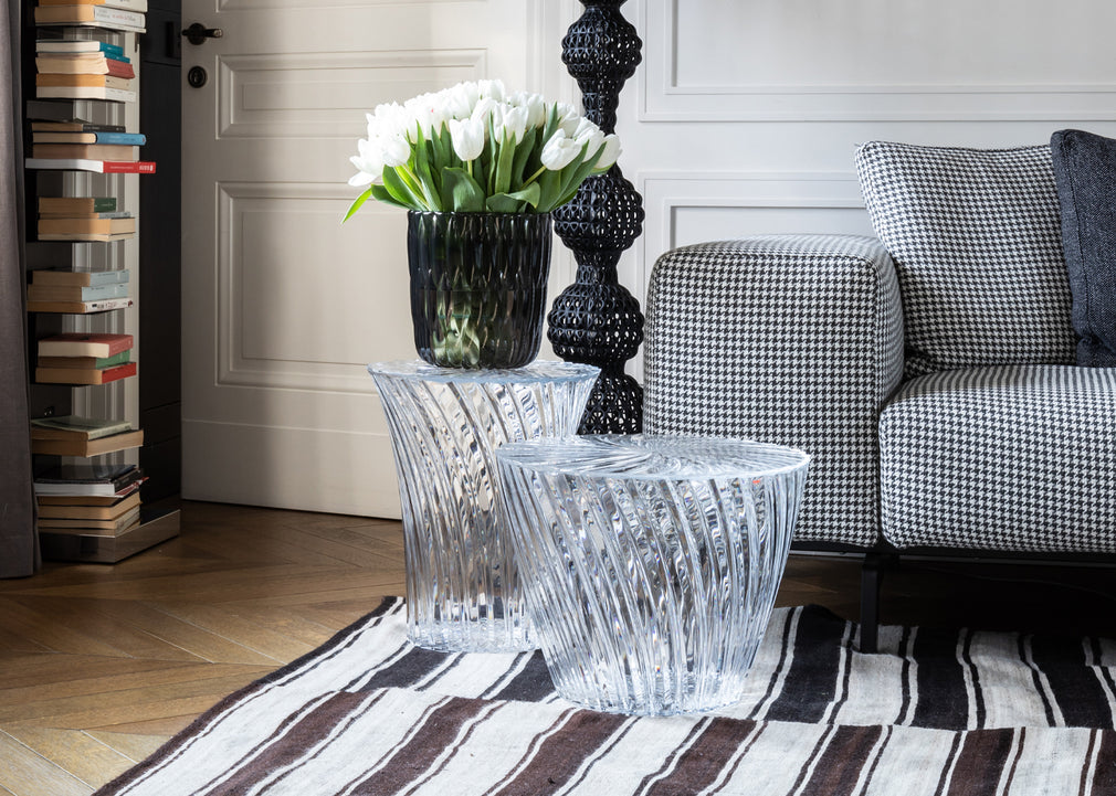 Sparkle Side Table Crystal