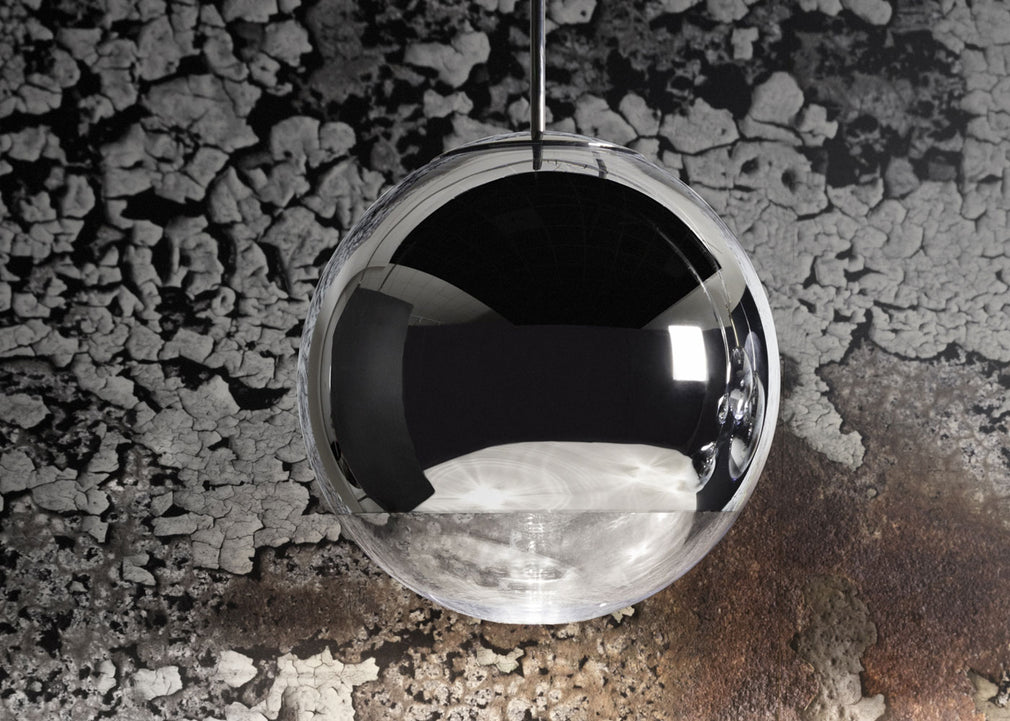 Mirror Ball LED Pendant Light Chrome / Small