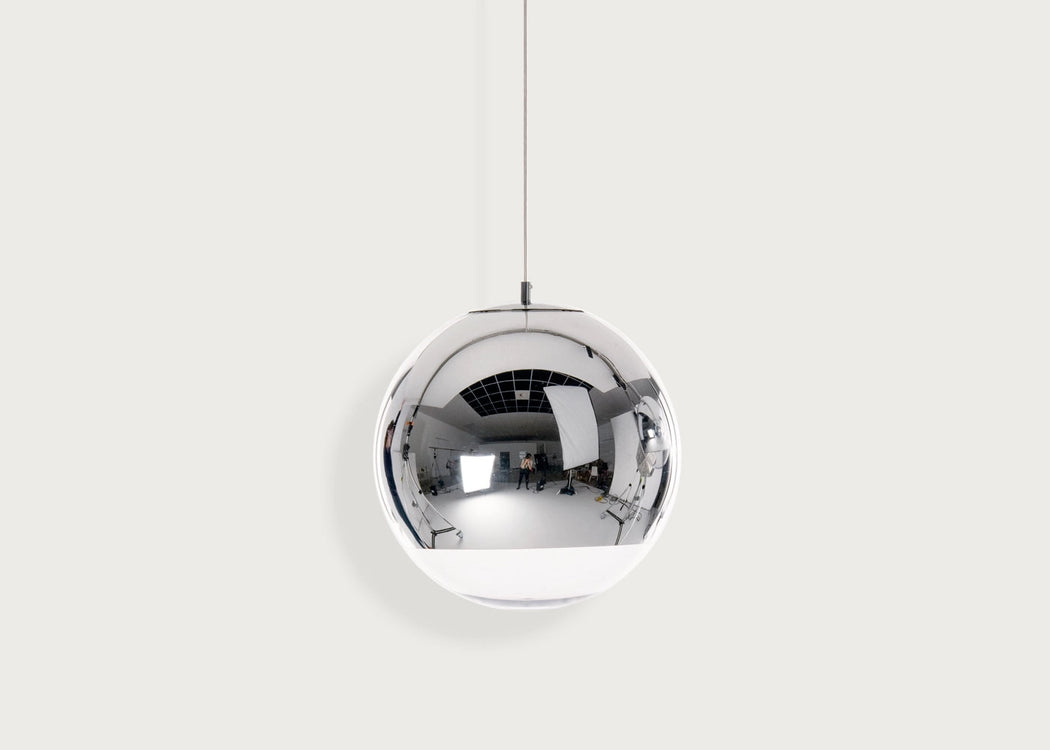 Mirror Ball LED Pendant Light Chrome / Small