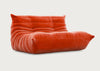 Togo Small Settee Alcantara Goya Red