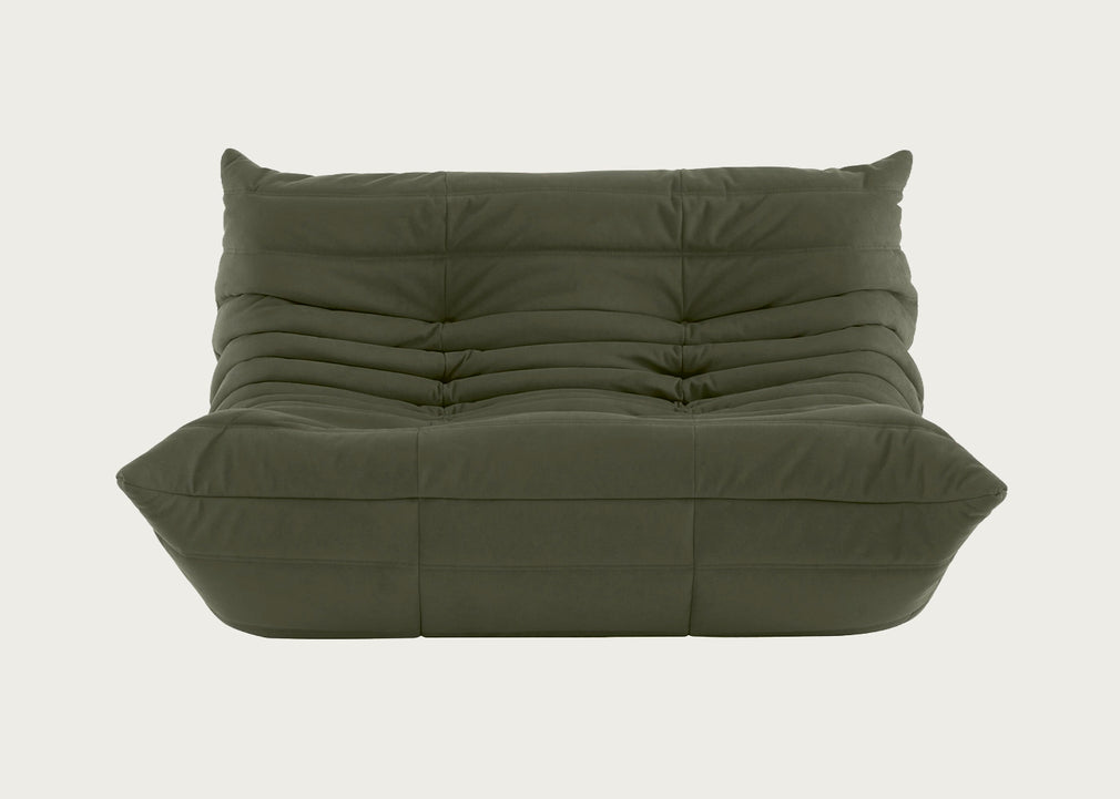 Togo Small Settee Alcantara Goya Red
