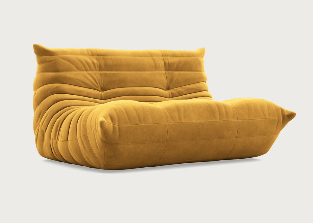 Togo Small Settee Alcantara Goya Red