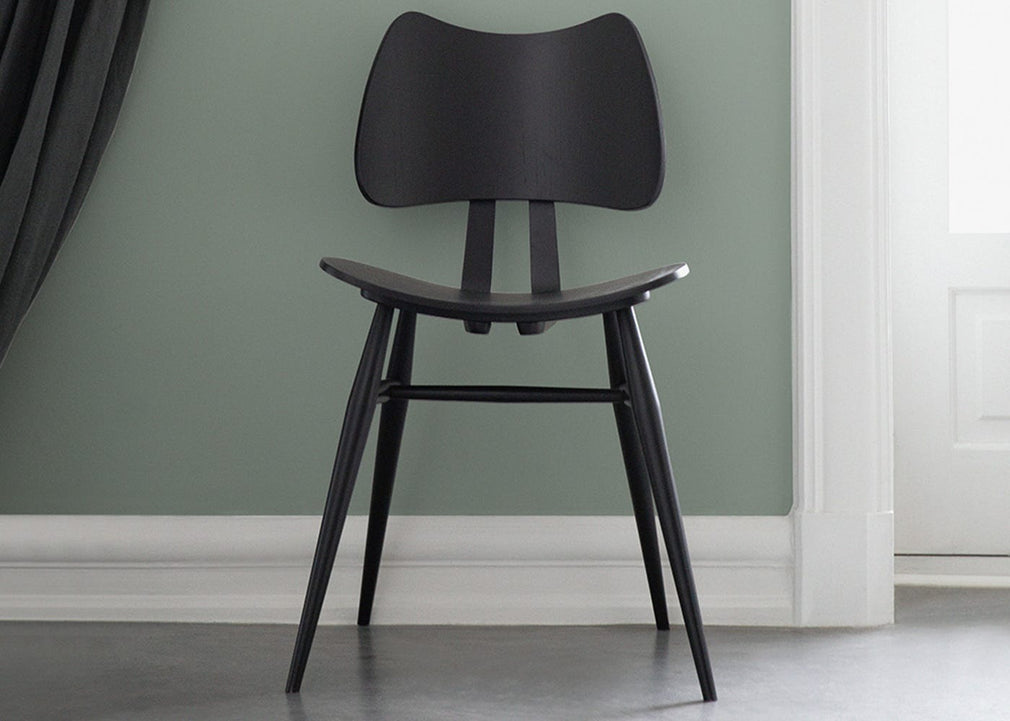 Butterfly Chair Black Ash