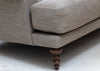 Oscar Formal 2 Seater Sofa Broad Weave Lagoon / Walnut