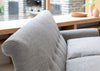 Oscar Formal 2 Seater Sofa Broad Weave Lagoon / Walnut
