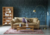 Torino 3 Seater Sofa Broad Weave Lagoon / Black