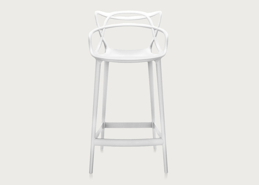 Masters Stool Medium White