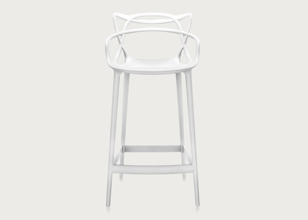 Masters Stool Medium White