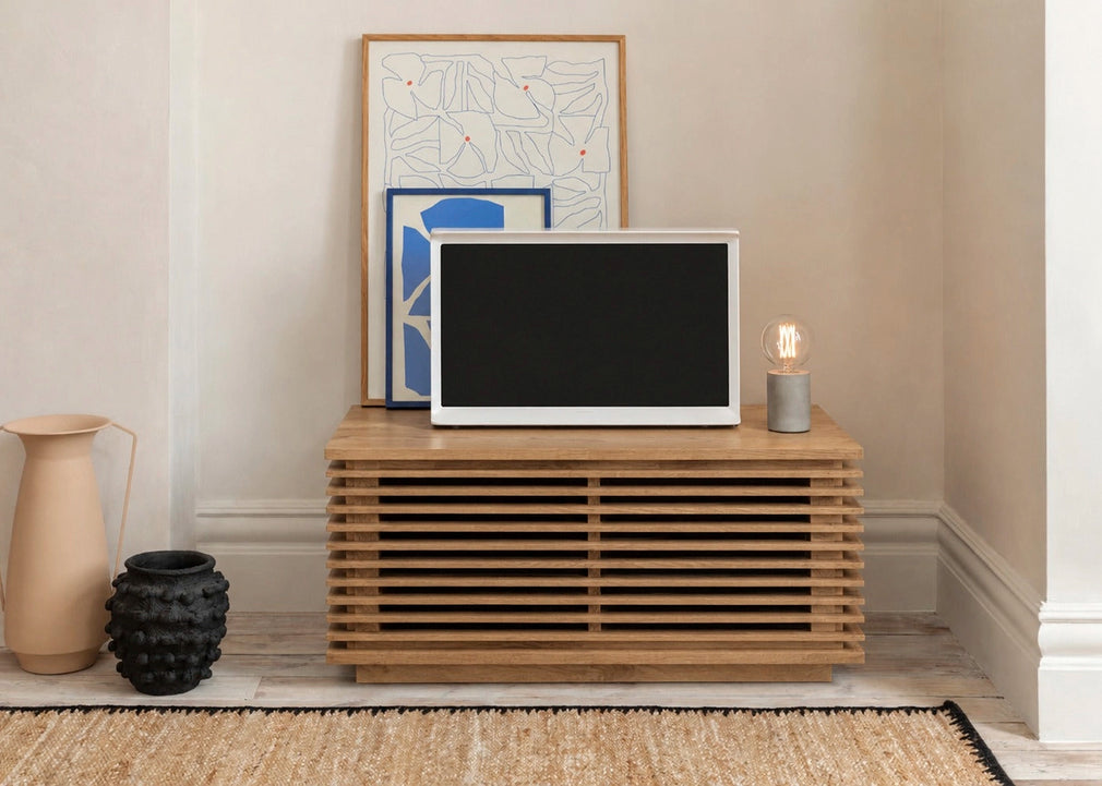 Verona Narrow TV Unit Walnut