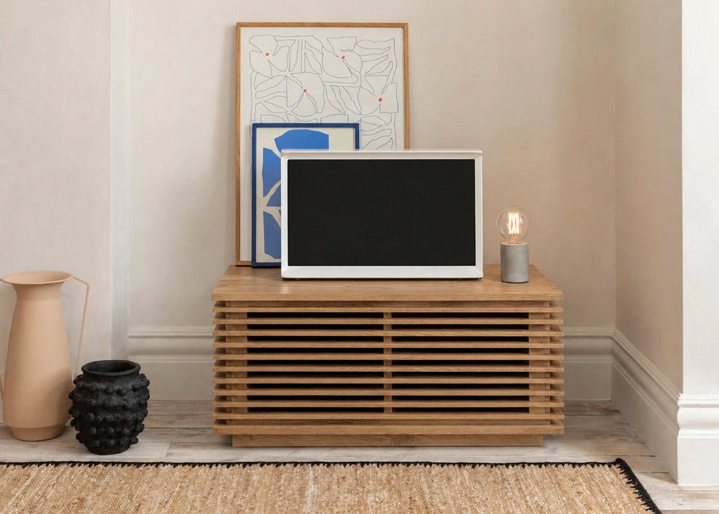 Verona Narrow TV Unit Walnut