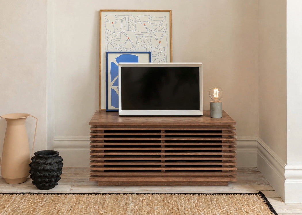 Verona Narrow TV Unit Walnut