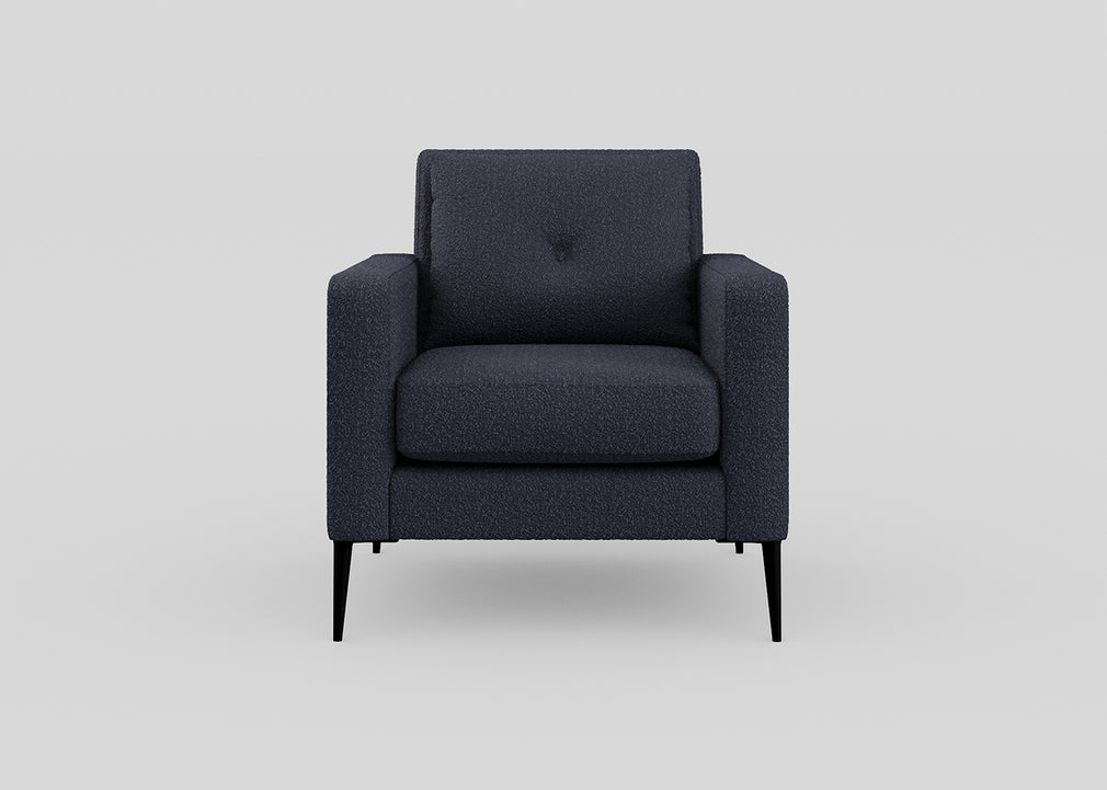 Brunel Armchair Boucle Indigo
