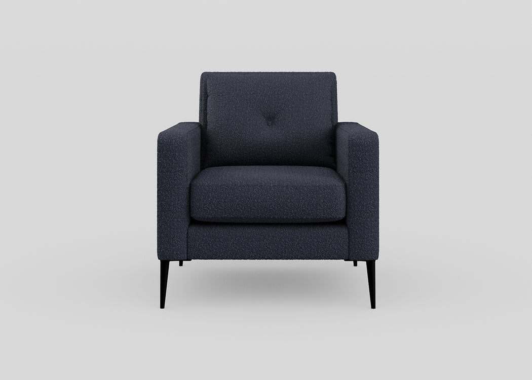 Brunel Armchair Boucle Indigo