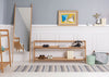 Agnes Long Shelving Unit Walnut