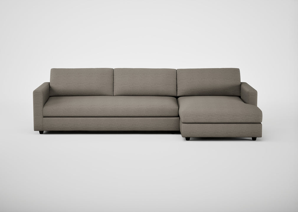 Nimbus II Right Hand Facing Chaise Corner Sofa Boucle Fern