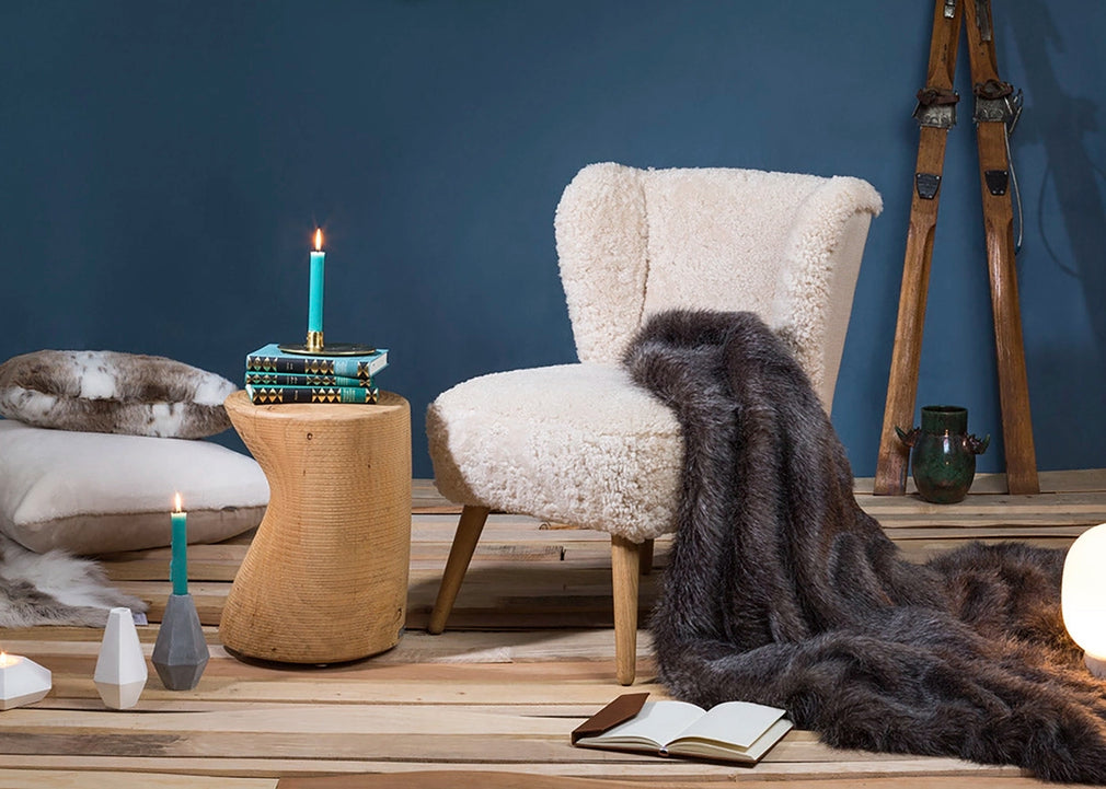 Ziggy Chair Clotted Cream Sheepskin