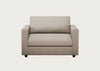 Nimbus II Loveseat Loop Twill Fossil