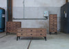 McQueen Tall 6 Drawer Chest Walnut